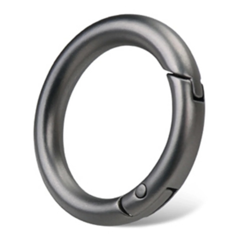 Circle Round Bag - Zubehör Schlüsselanhänger Zinklegierung Federring Offener Kreis