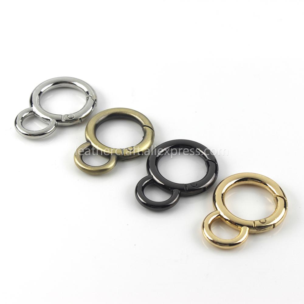 Circle Round Bag - Metall Doppel Kreis Snap Haken Frühling