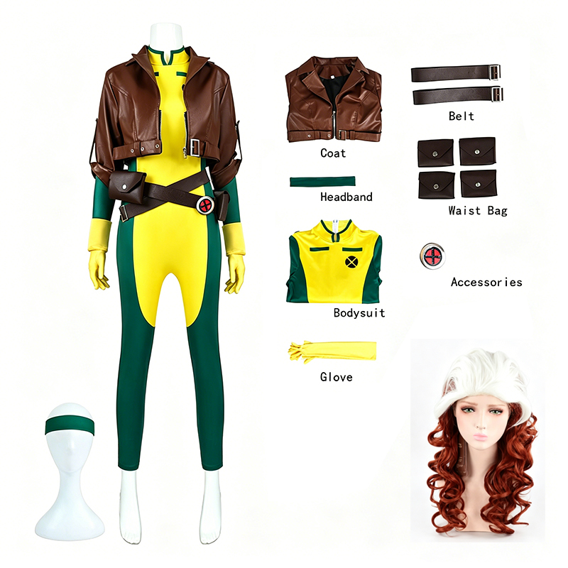 Women X Bags - Damen Rogue X-Men 97 Animationsserie Kostüm