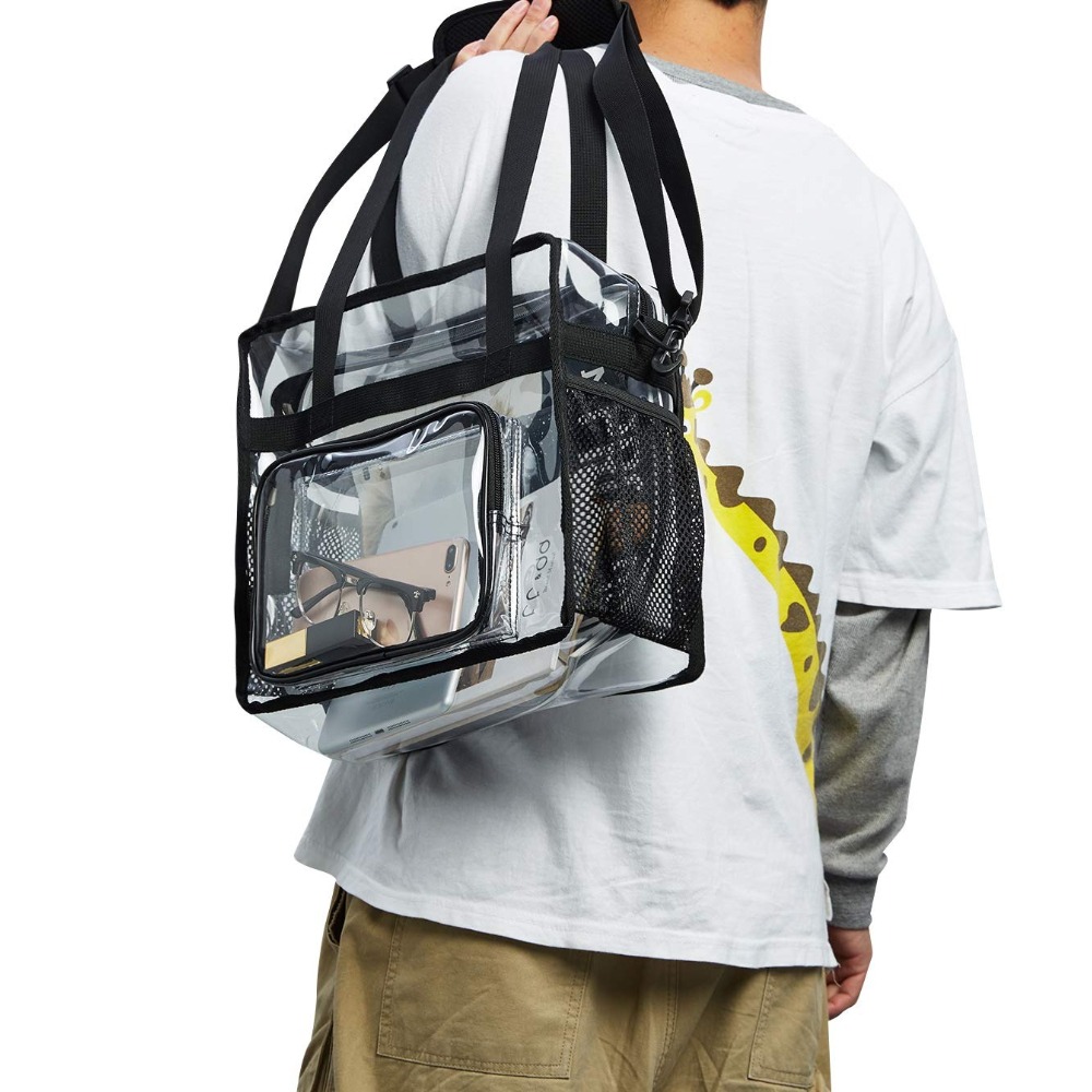 Women Bags Dkny - Transparente Tragetasche aus strapazierfähigem Kunststoff, transparente