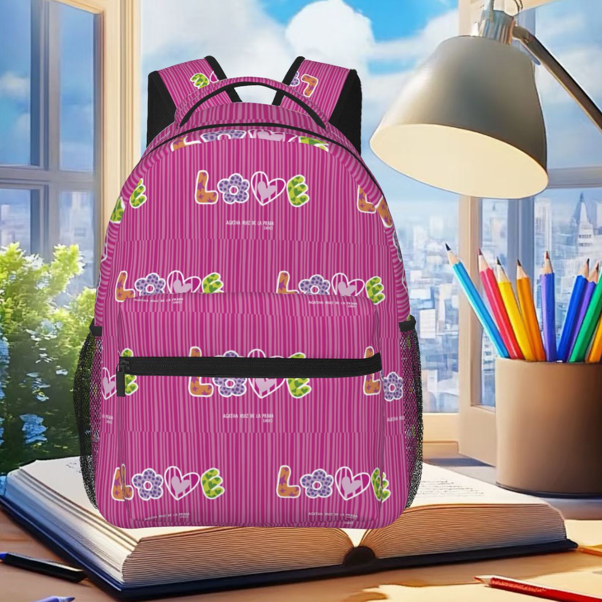 Women Bags Prada - Agatha Ruiz-De La-Prada Muster-Rucksack für Studenten,
