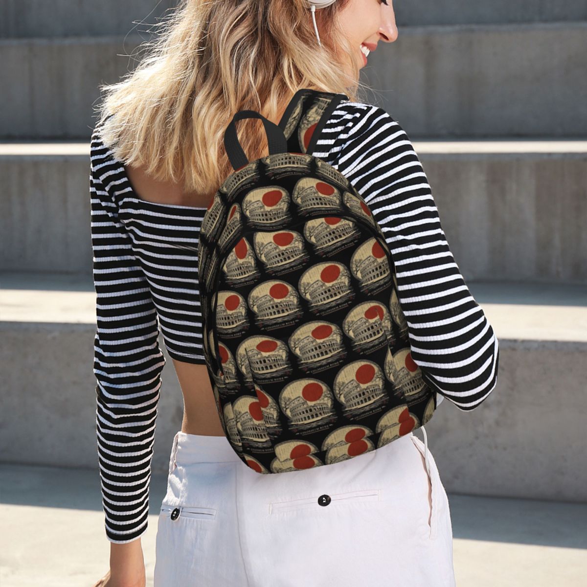 Women Bags Rome - Colosseum Rome Rucksack, heißer Verkauf, Tagesrucksack,
