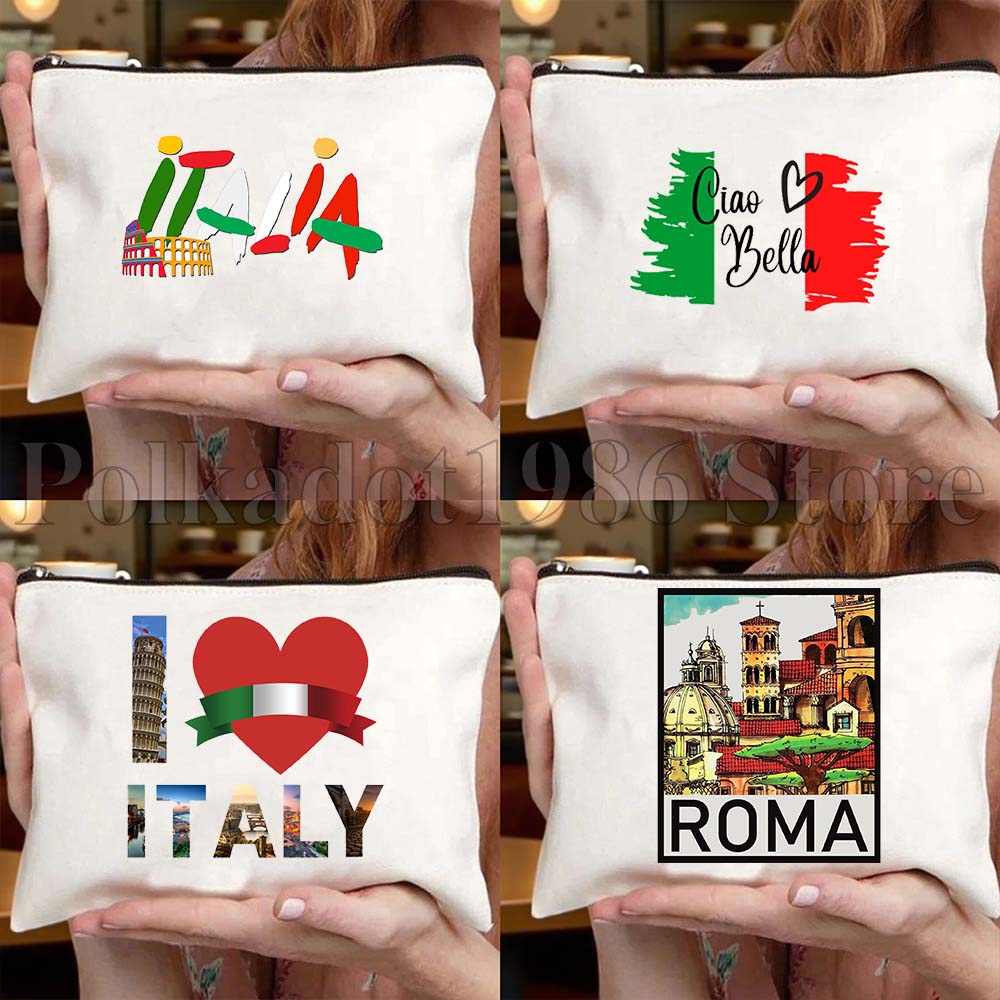 Women Bags Rome - Ciao Bella, italienische Flagge, Karte, Florenz,