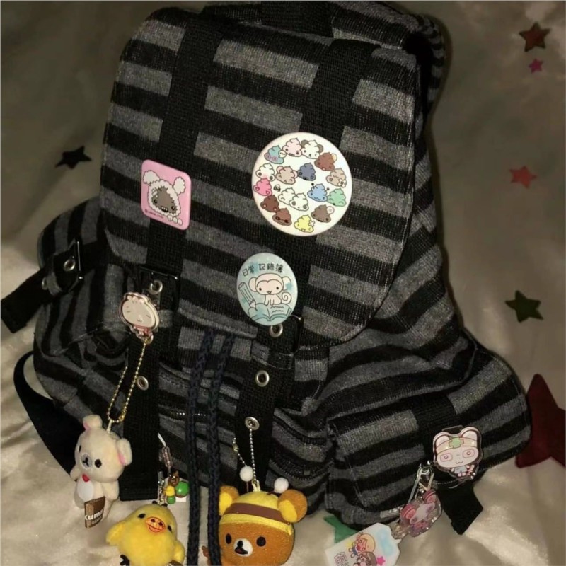 Women'S Vegan Bags - Harajuku Vintage Rucksack Frauen Einzigartige Farbe