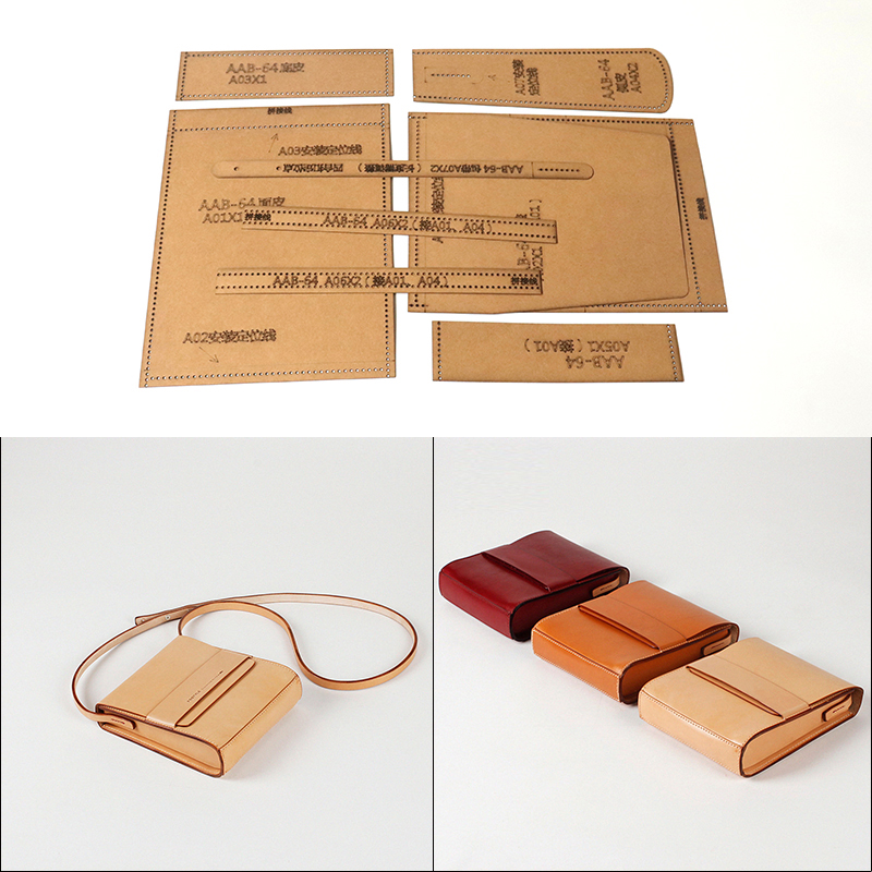 Women X Bags - DIY handgemachte Kraftpapier-Vorlage für Damen, Umhängetasche,