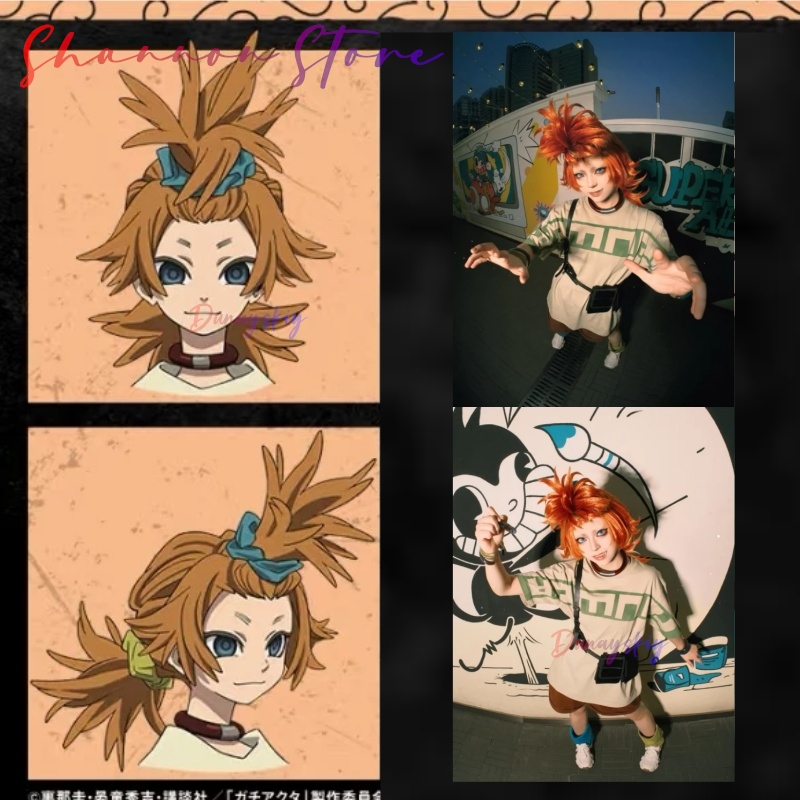 Women Bags Green - Abyssmare Remlin Cosplay-Kostüm, hellgrünes bedrucktes T-Shirt,