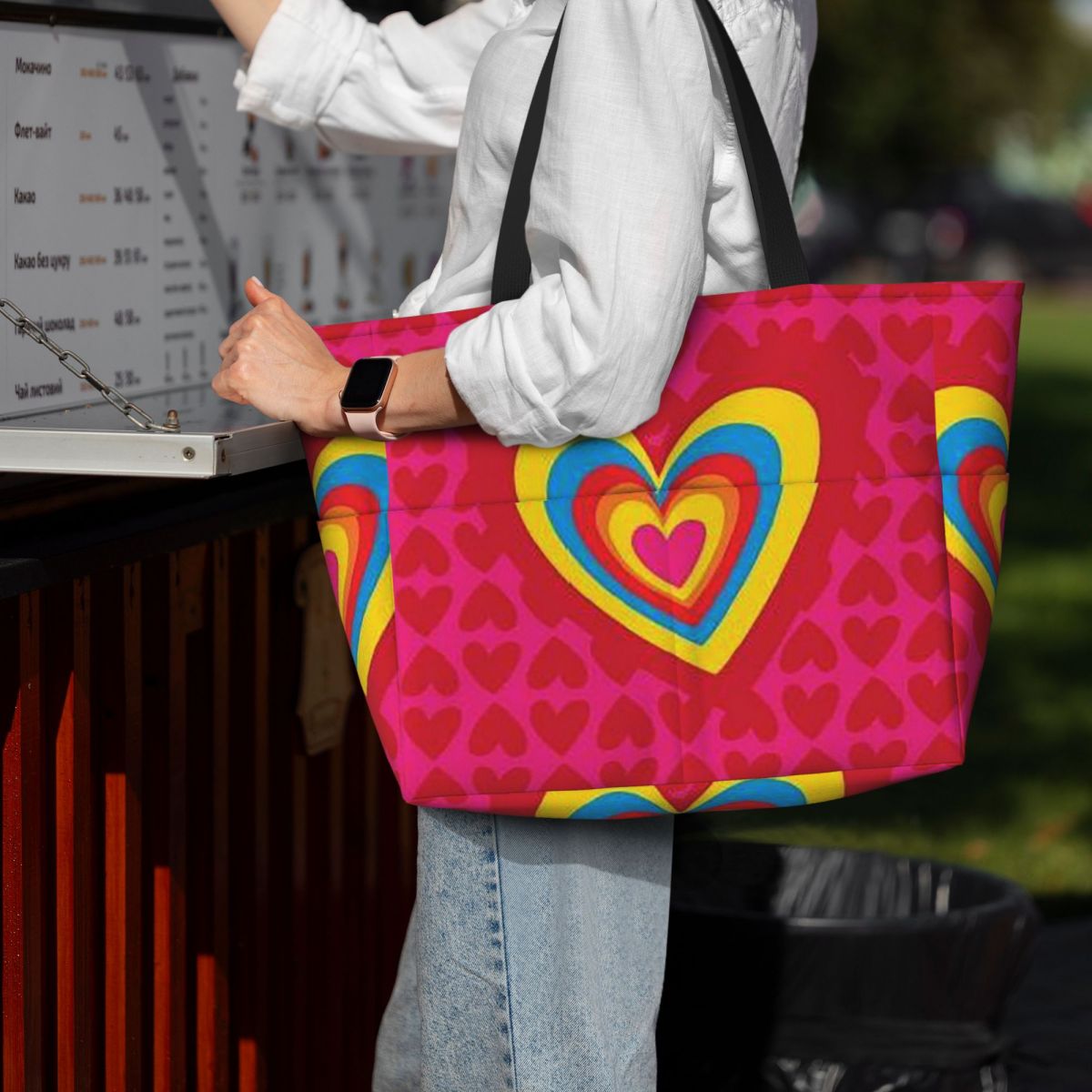Women Bags Prada - Agatha Ruiz-De La-Prada Pattern Beach Tote