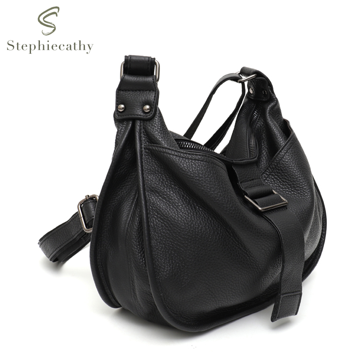 Damen-Design-Stil, echtes Lede – Hobo Bag Slouchy Bewertung und Preis
