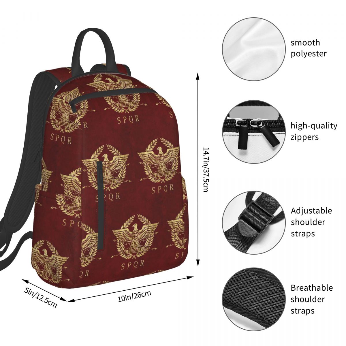 Rome SPQR Römischer Rucksack,  – Women Bags Rome Bewertung und Preis