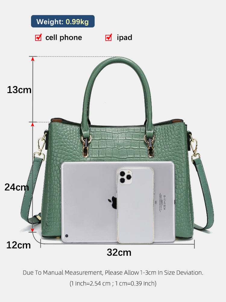 Zency Damen-Handtasche aus ech – Women Bags Green Bewertung und Preis