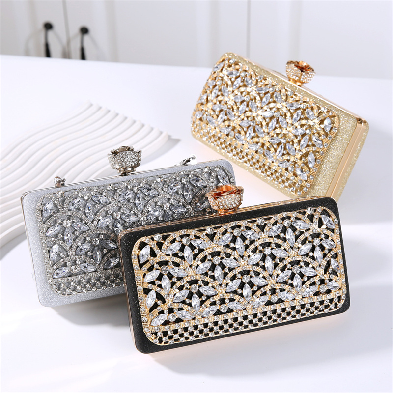Luxuriöse Diamant-Metallrahmen – Women Bags In Dubai Bewertung und Preis