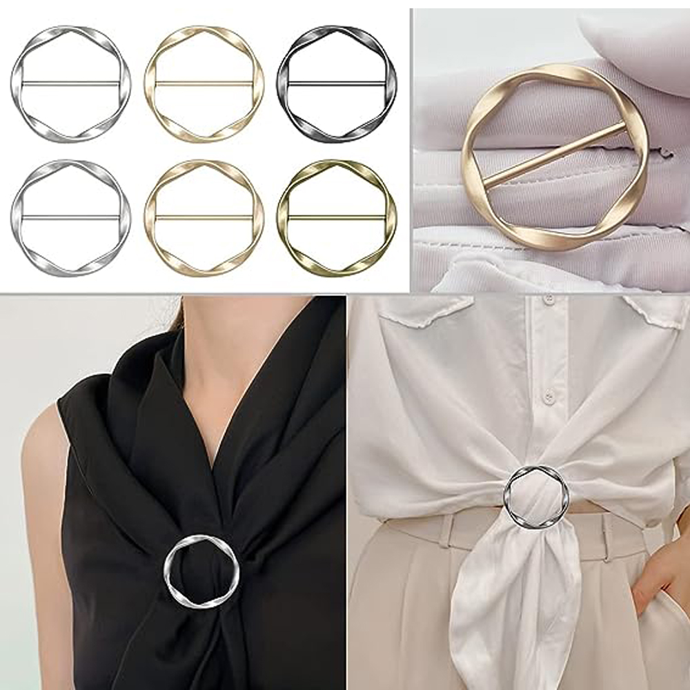 2PCS Schal Clips und Ring T Sh – Circle Round Bag Bewertung und Preis
