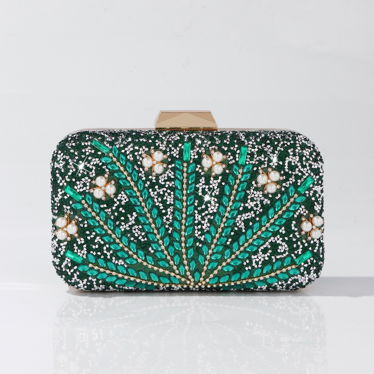 Luxuriöse grüne Abend-Clutch m – Women Bags Green Bewertung und Preis