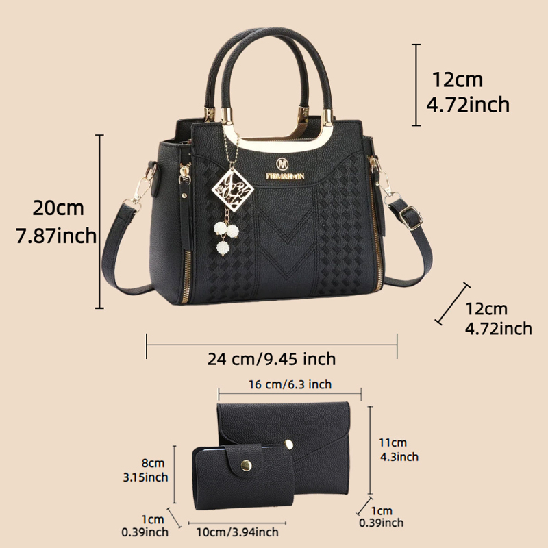 3-teiliges Handtaschen-Set aus – Women'S Bags Cross Body Bewertung und Preis