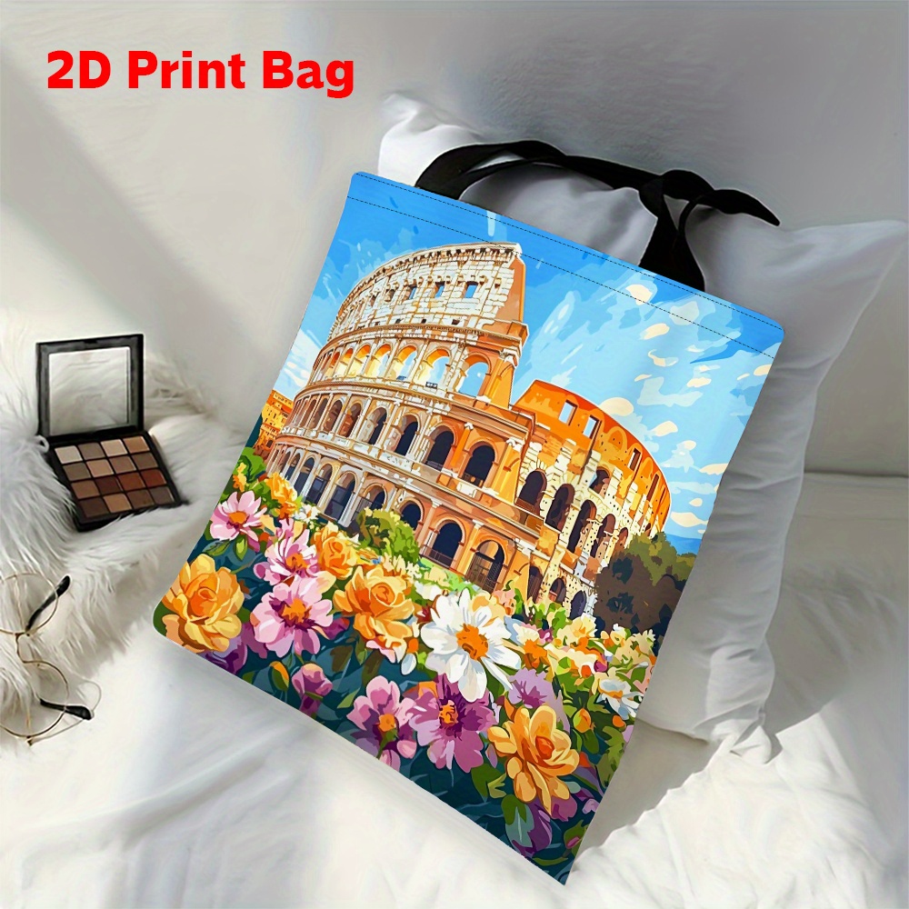 1 Stück bedruckte Tragetasche  – Women Bags Rome Bewertung und Preis