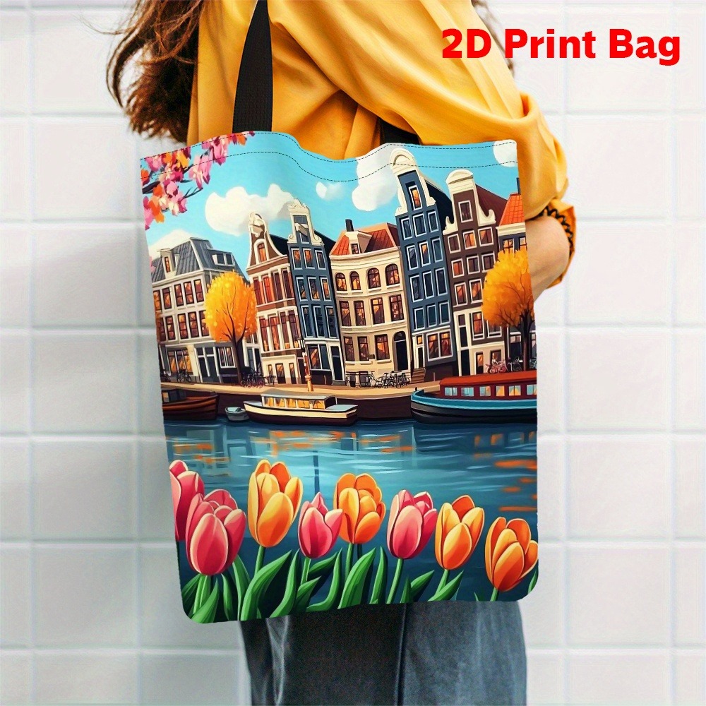 1 Stück bedruckte Tragetasche  – Women Bags Rome Bewertung und Preis