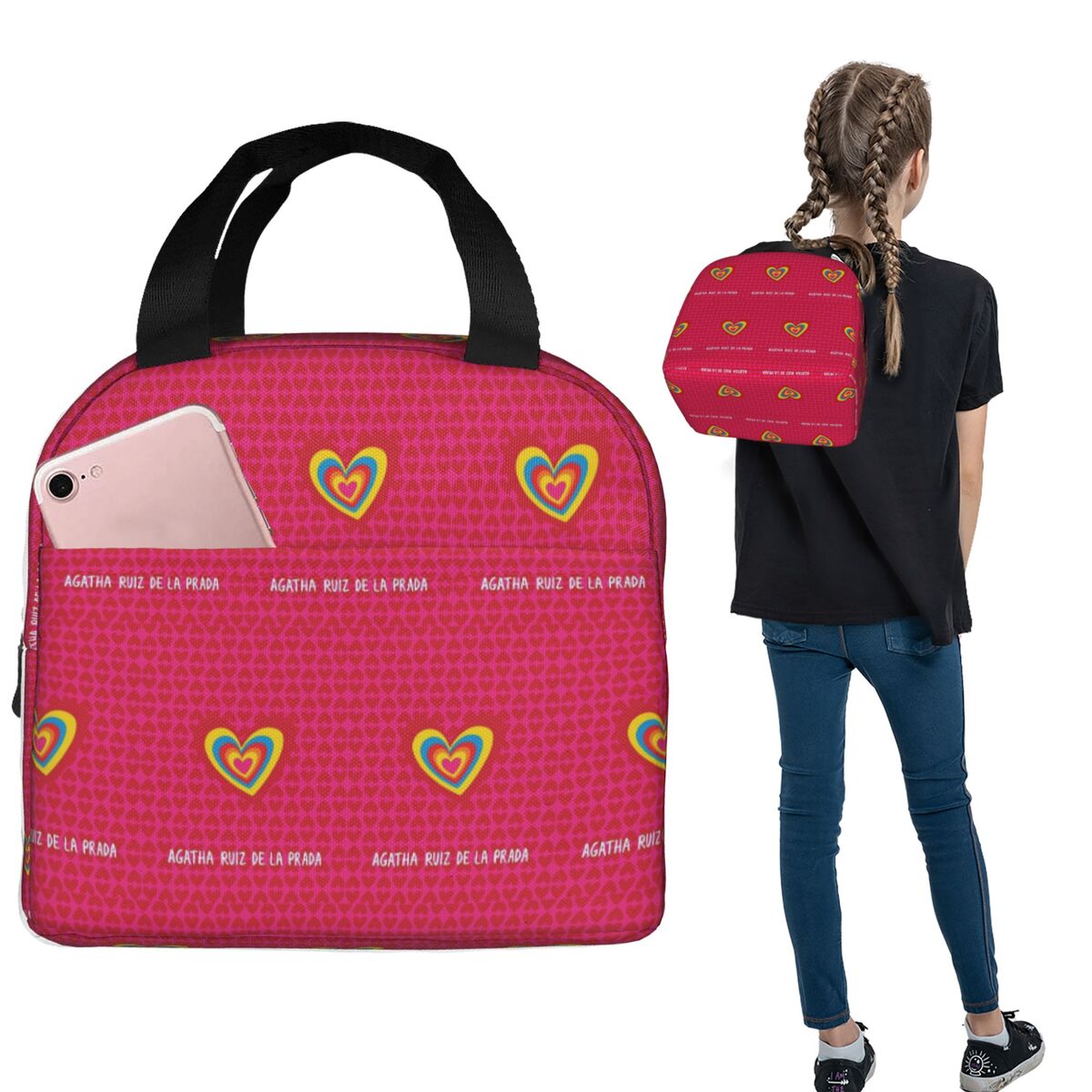 Isolierte Lunchtasche mit Agat – Women Bags Prada Bewertung und Preis