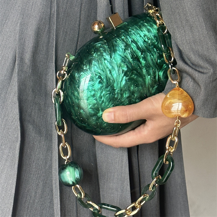 Bankett neue Acryl Clutch Tasc – Women Bags Green Bewertung und Preis