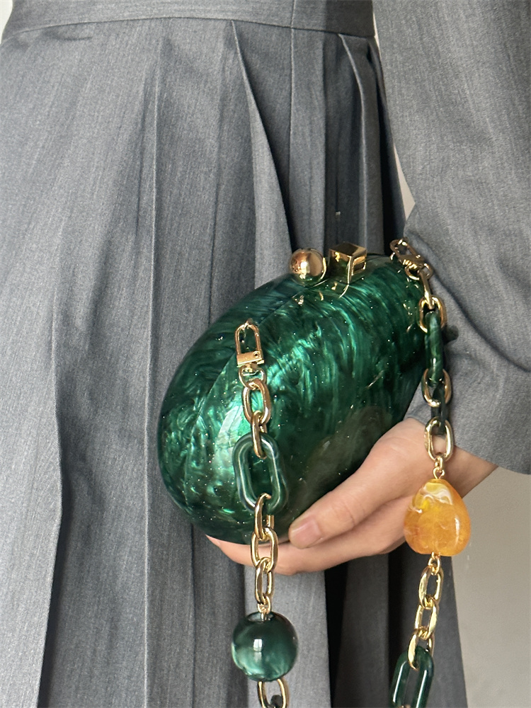 Bankett neue Acryl Clutch Tasc – Women Bags Green Bewertung und Preis
