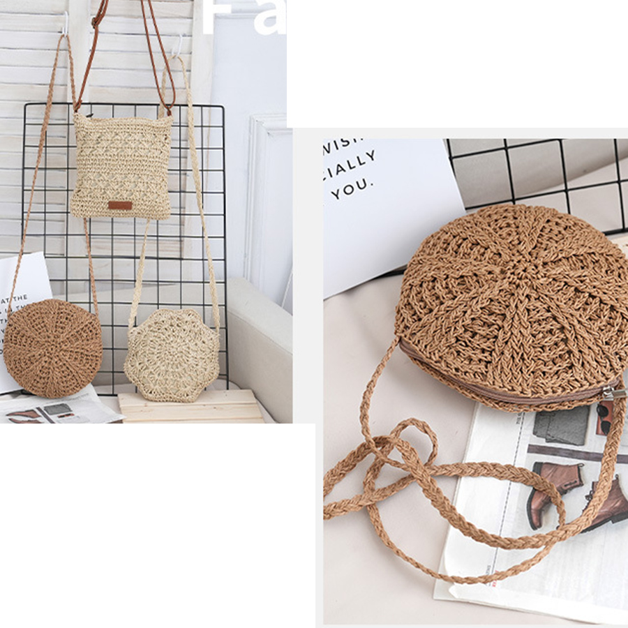 Runde Hohl Stroh Umhängetasche – Circle Round Bag Bewertung und Preis