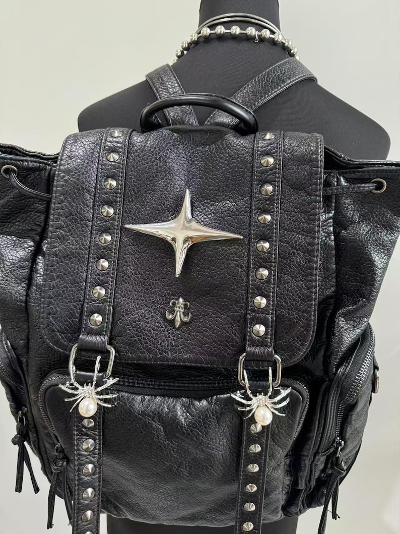 Gothic Punk PU Leder Umhängeta – Women'S Vegan Bags Bewertung und Preis
