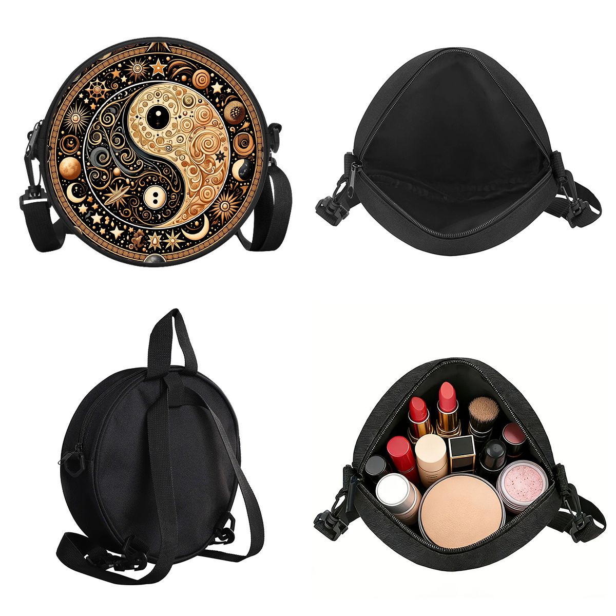 Eight Trigrams Formation Print – Circle Round Bag Bewertung und Preis