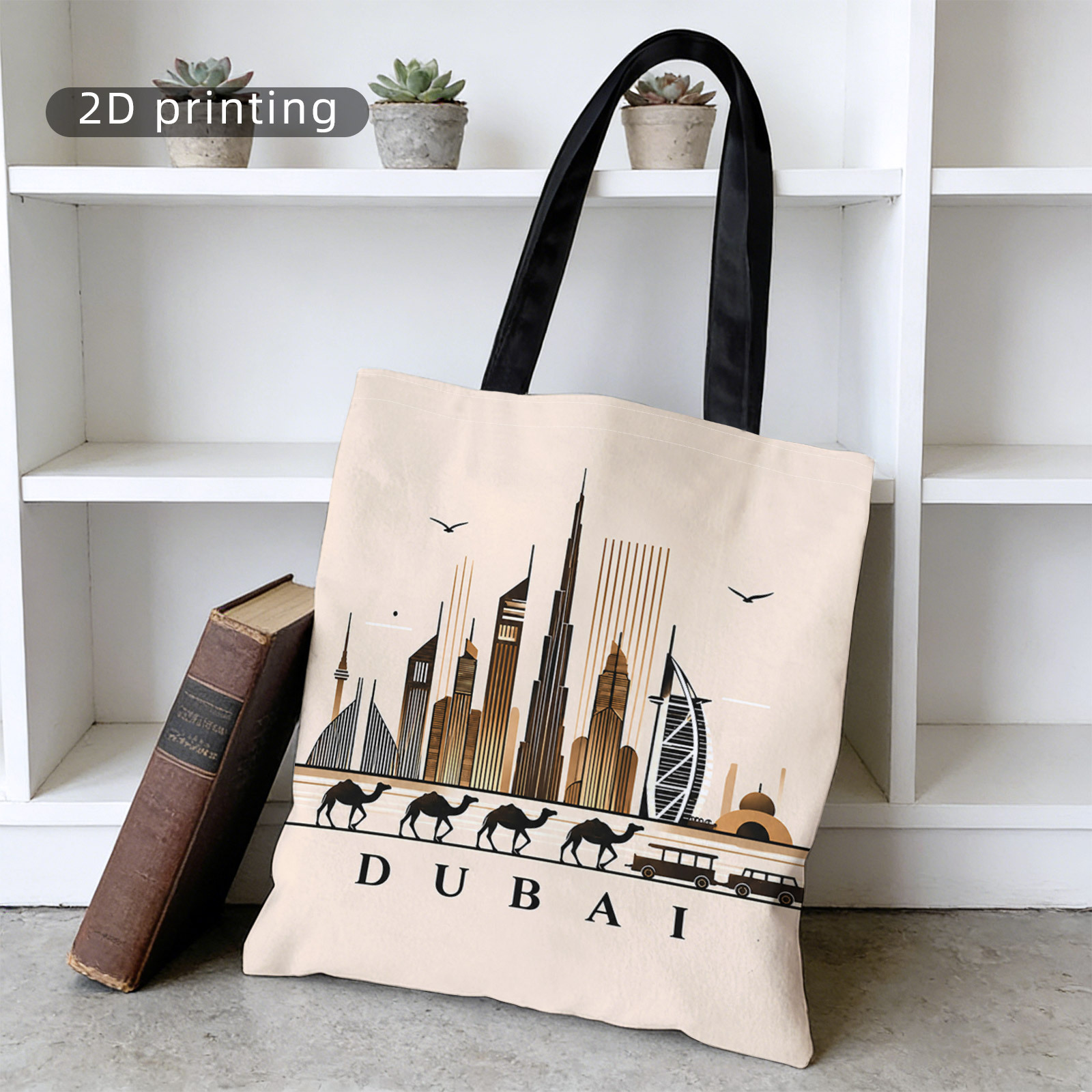 Musterbedruckte Handtasche mit – Women Bags In Dubai Bewertung und Preis