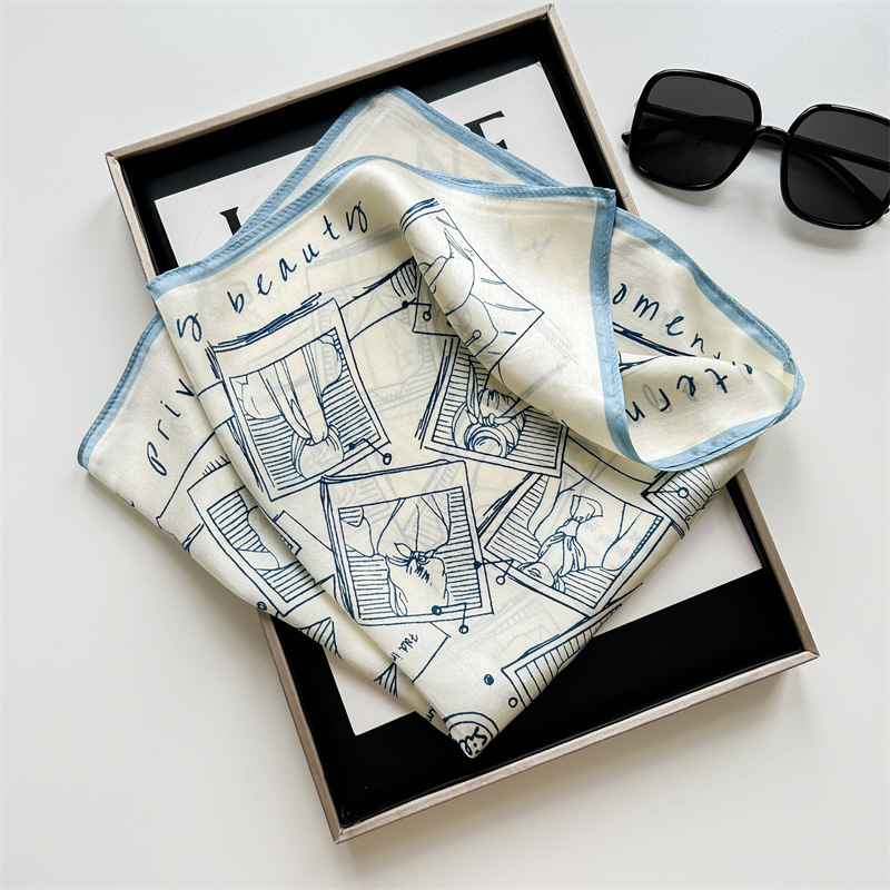 Vintage-Skizzen-Print Satin-Kl – Women'S Vegan Bags Bewertung und Preis