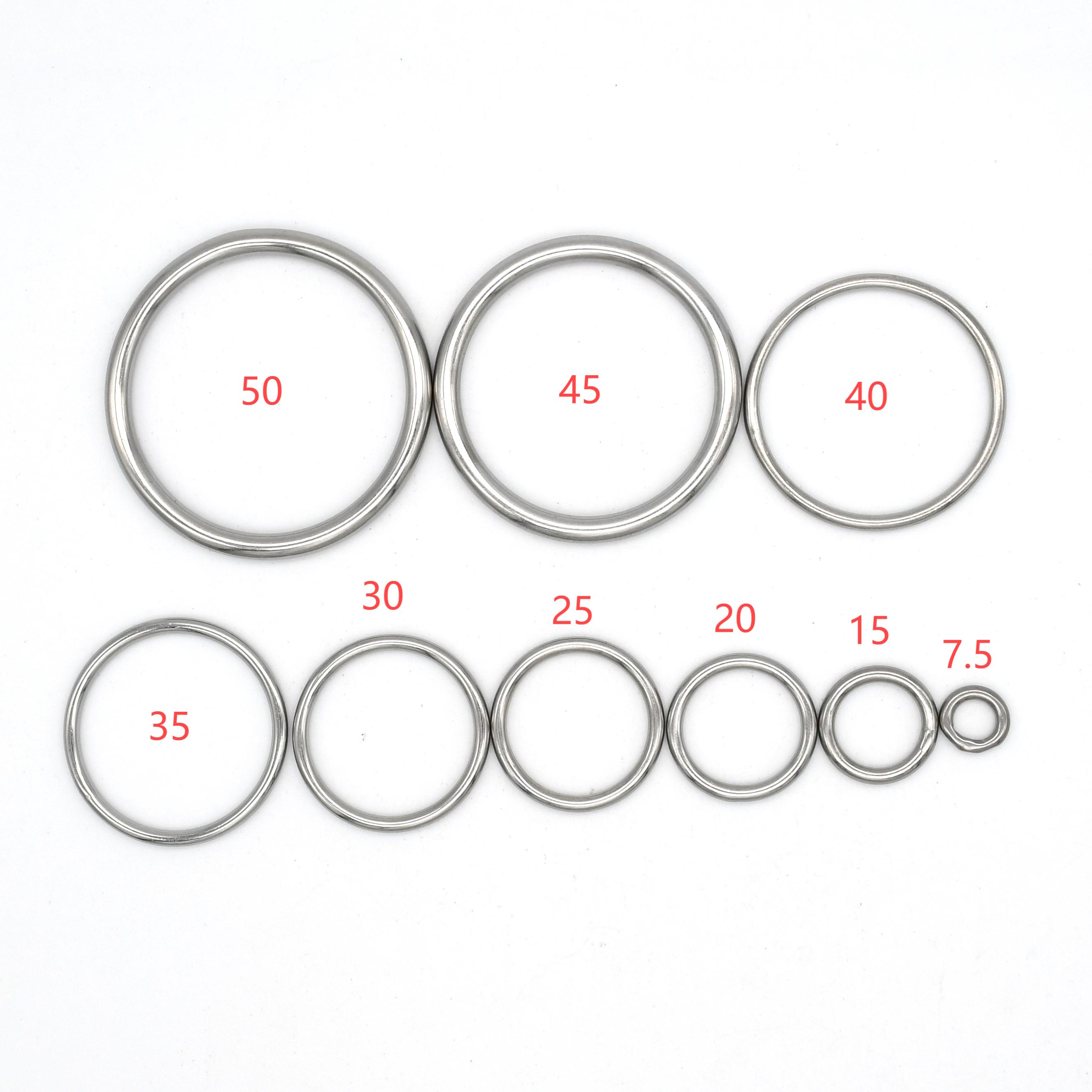 5 Stück Edelstahl O-Ringe Naht – Circle Round Bag Bewertung und Preis