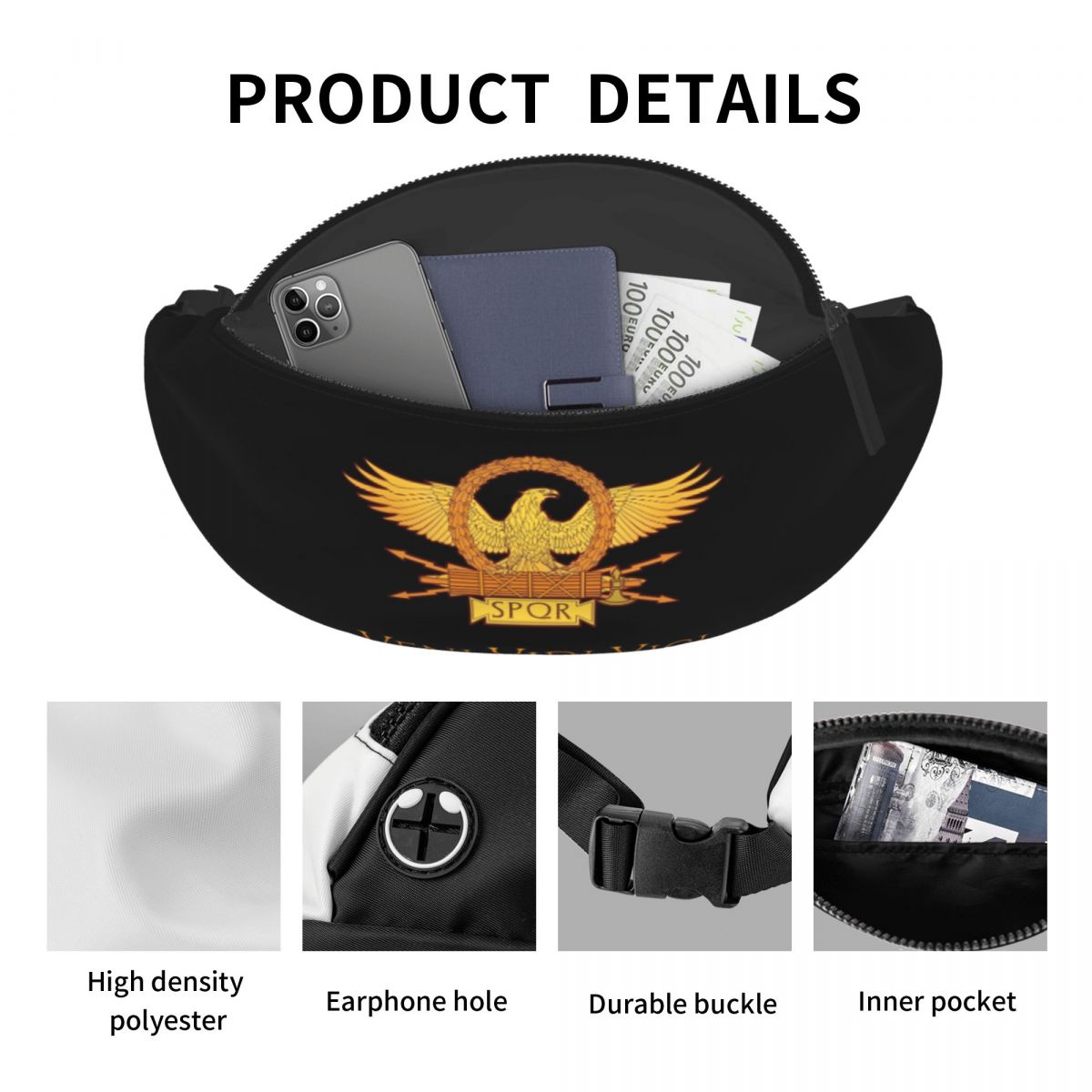 Rome SPQR Roman Fanny Pack Her – Women Bags Rome Bewertung und Preis
