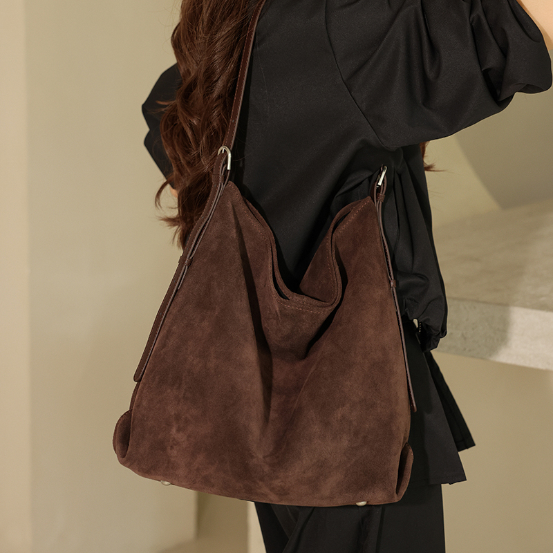 Damen Echtleder Wildleder Groß – Hobo Bag Slouchy Bewertung und Preis