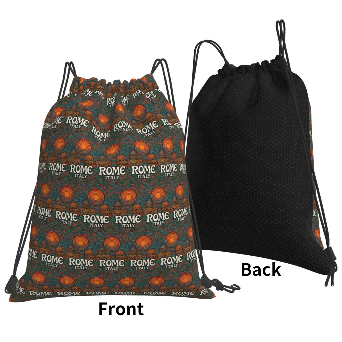 Rome Italy Trippy Art Rucksäck – Women Bags Rome Bewertung und Preis