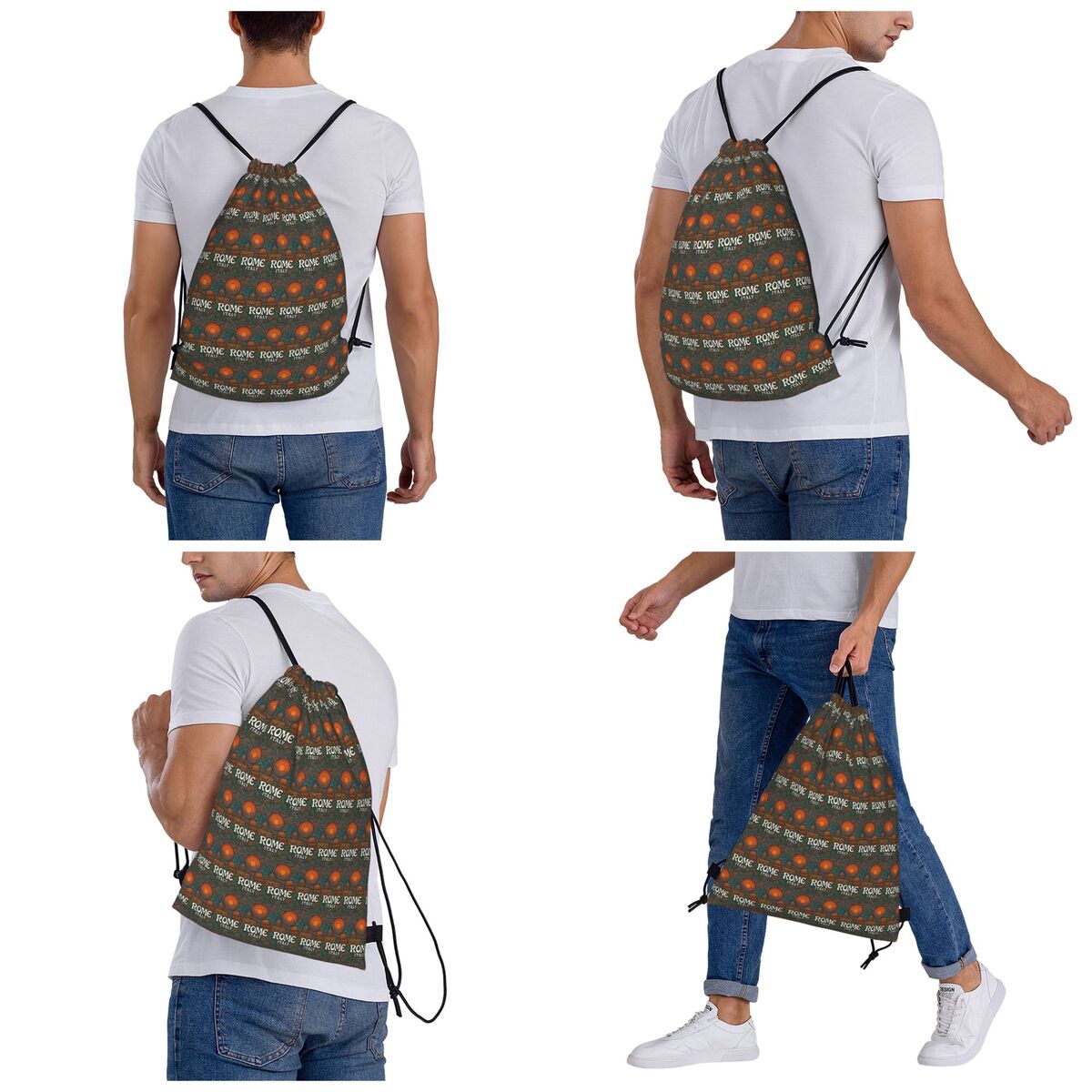 Rome Italy Trippy Art Rucksäck – Women Bags Rome Bewertung und Preis