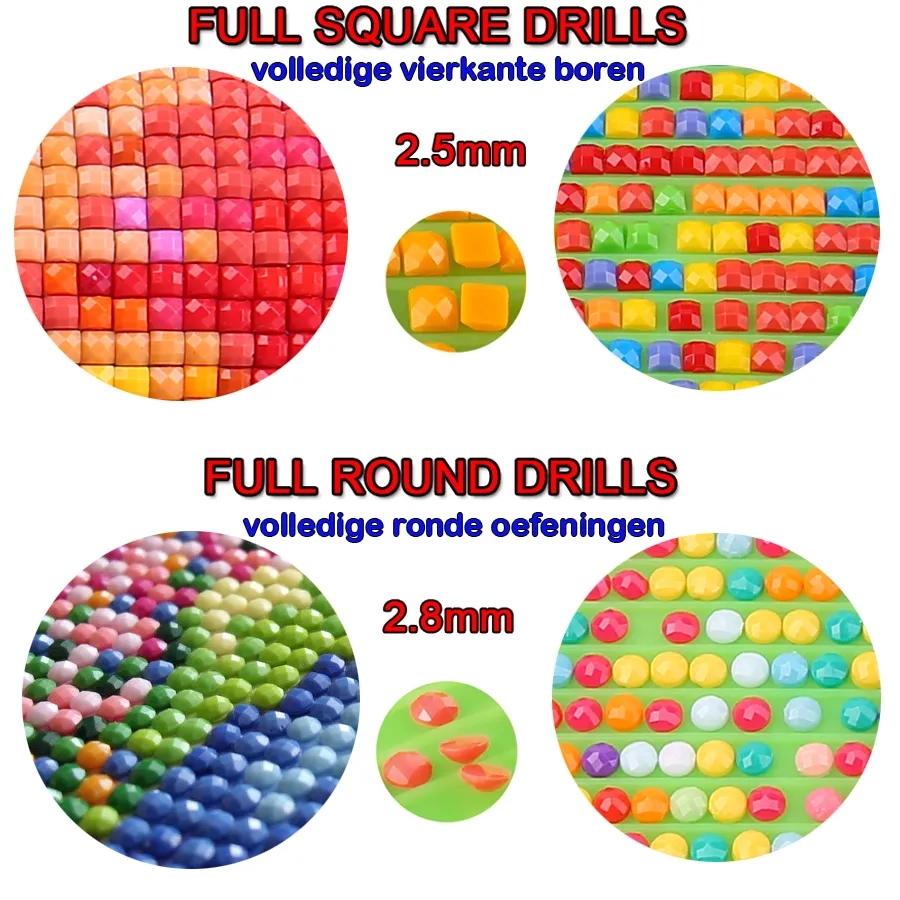 5D DIY Diamant Malerei Gold Sc – Circle Round Bag Bewertung und Preis
