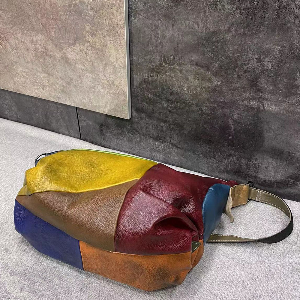 Patchwork Rindsleder Hobo Tasc – Hobo Bag Slouchy Bewertung und Preis